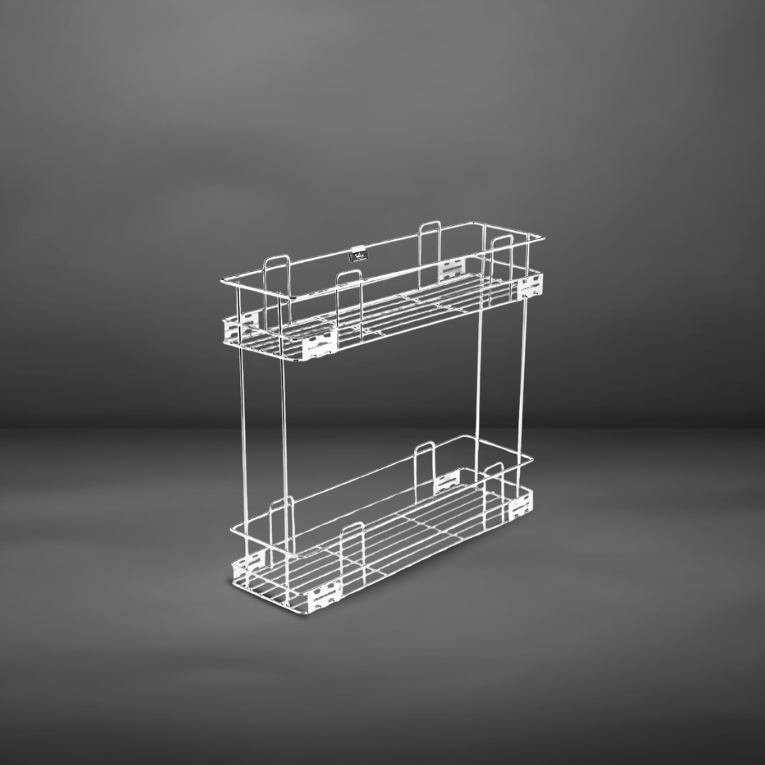 2 Tier Fixed Pull Out Frameless - Ebco